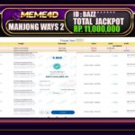 Bukti Jp MEME4D Togel Online 29 NOVEMBER 2024