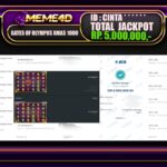 Bukti Jp MEME4D Slot Online 21 Maret 2025