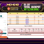 Bukti Jp MEME4D Togel Online 07 Maret 2025