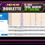 Bukti Jp MEME4D Casino Online 01 April 2025