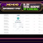 Bukti Jp MEME4D Slot Online 20 Maret 2025