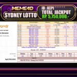 Bukti Jp MEME4D Togel Online 09 April 2025