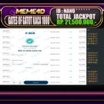 Bukti Jp MEME4D Slot Online 09 April 2025