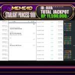 Bukti Jp MEME4D Slot Online 08 April 2025