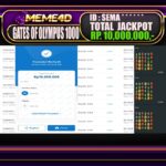 Bukti Jp MEME4D Slot Online 06 April 2025