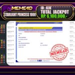 Bukti Jp MEME4D Slot Online 01 Juni 2025