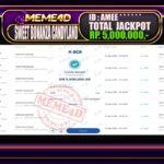 Bukti Jp MEME4D Slot Online 10 September 2025