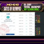 Bukti Jp MEME4D Slot Online 16 September 2025