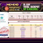 Bukti Jp MEME4D Togel Online 17 September 2025