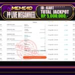 Bukti Jp MEME4D Casino Online 08 September 2025