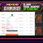 Bukti Jp MEME4D Slot Online 23 September 2025