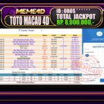 Bukti Jp MEME4D Togel Online 08 September 2025
