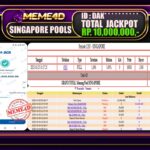 Bukti Jp MEME4D Togel Online 26 Oktober 2025