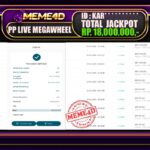 Bukti Jp MEME4D Casino Online 23 Oktober2025