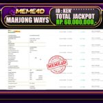 Bukti Jp MEME4D Slot Online 25 Oktober 2025