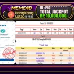 Bukti Jp MEME4D Togel Online 24 Oktober 2025