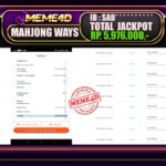 Bukti Jp MEME4D Slot Online 27 Oktober 2025