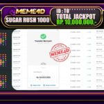 Bukti Jp MEME4D Slot Online 24 Oktober 2025