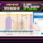 Bukti Jp MEME4D Togel Online 28 Januari 2026