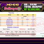 Bukti Jp MEME4D Togel Online 22 Januari 2026