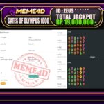 Bukti Jp MEME4D Slot Online 27 Januari 2026