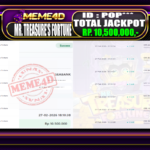 Bukti Jp MEME4D Slot Online 27 February 2026