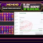 Bukti Jp MEME4D Slot Online 21 February 2026