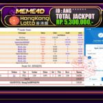 Bukti Jp MEME4D Togel Online 23 March 2026