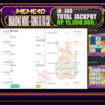 Bukti Jp MEME4D Slot Online 04 March 2026