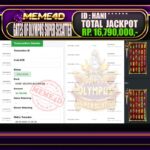 Bukti Jp MEME4D Slot Online  23 March 2026