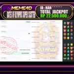 Bukti Jp MEME4D Slot Online 20 March 2026