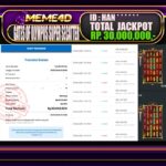 Bukti Jp MEME4D Slot Online 30 March 2026