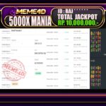 Bukti Jp MEME4D Slot Online  24 March 2026