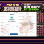 Bukti Jp MEME4D Slot Online 19 March 2026