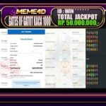 Bukti Jp MEME4D Slot Online 22 March 2026