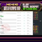 Bukti Jp MEME4D Slot Online 10 April 2026