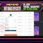 Bukti Jp MEME4D Slot Online 04 April 2026