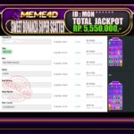 Bukti Jp MEME4D Slot Online 07 April 2026